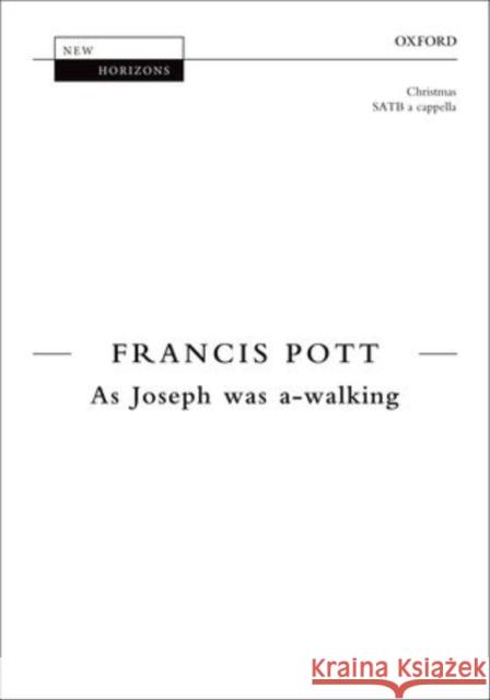 As Joseph was a-walking  9780193375598 Oxford University Press