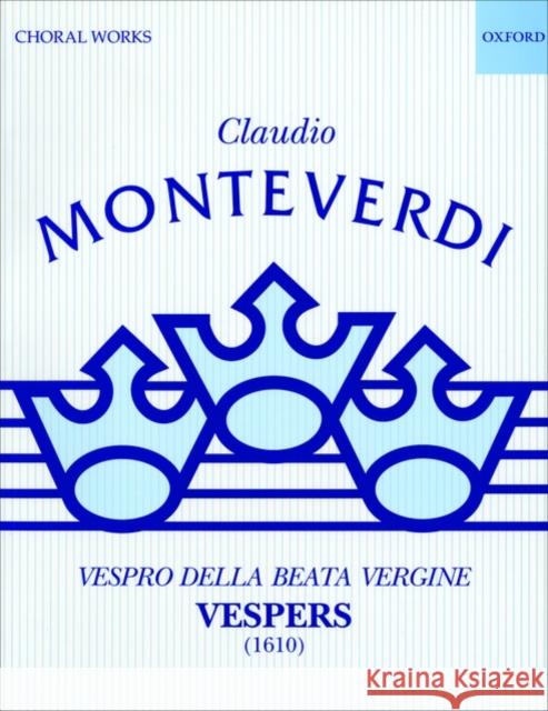 Vespers (1610)  9780193375888 Oxford University Press