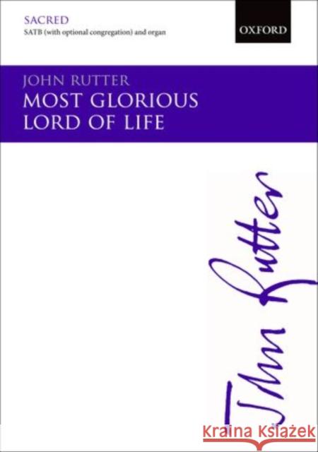 Most glorious Lord of life  9780193376465 Oxford University Press