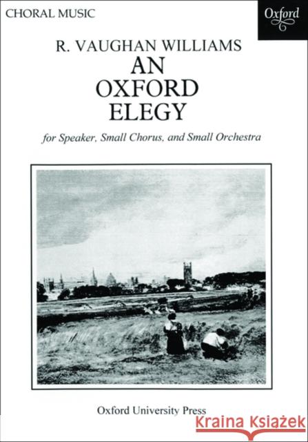 An Oxford Elegy  9780193392052 Oxford University Press