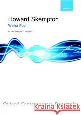 Winter Poem: Vocal Score Howard Skempton   9780193392939 Oxford University Press