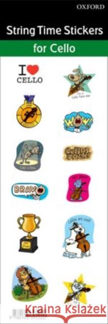 Cello Time stickers    9780193395220 Oxford University Press