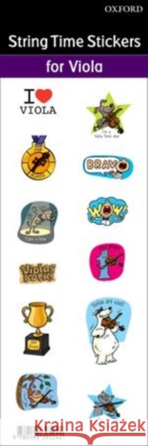 Viola Time stickers    9780193395244 Oxford University Press