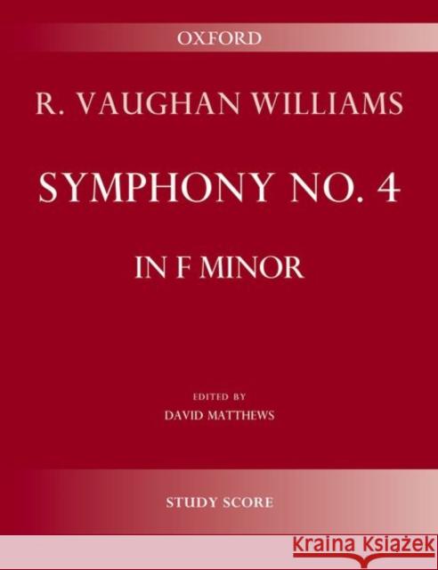 Symphony No. 4   9780193404748 