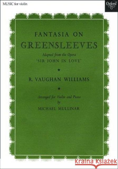 Greensleeves  9780193414044 Oxford University Press