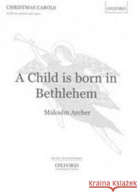 A Child is born in Bethlehem  9780193431492 Oxford University Press