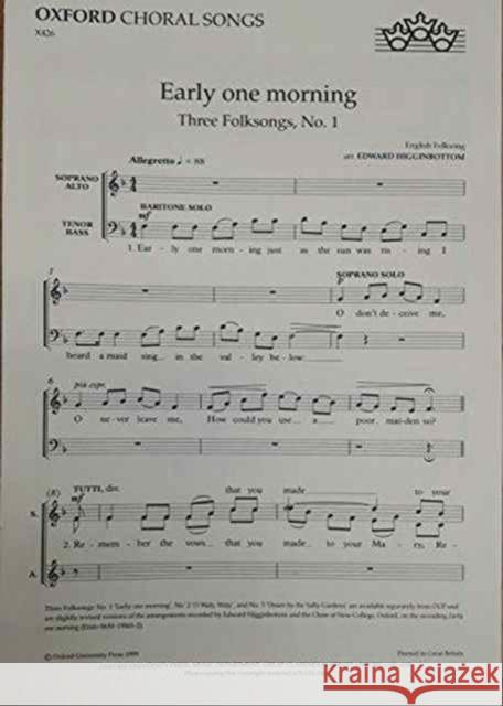 Early one morning Edward Higginbottom   9780193432338 Oxford University Press