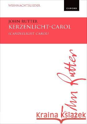 Kerzenlicht-Carol (Candlelight Carol) John Rutter   9780193433625 Oxford University Press