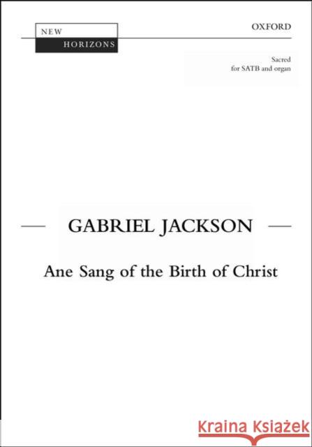 Ane Sang of the Birth of Christ  9780193439061 Oxford University Press
