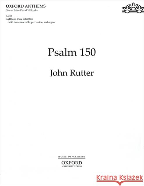 Psalm 150  9780193505131 Oxford University Press