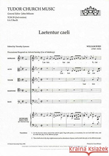 Laetentur caeli  9780193520554 Oxford University Press