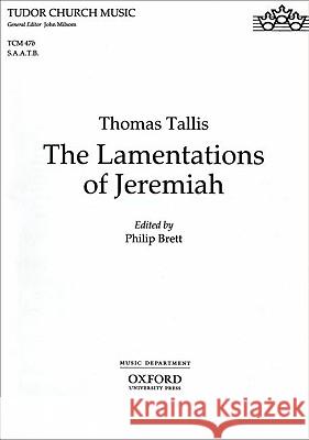 The Lamentations of Jeremiah  9780193520974 Oxford University Press