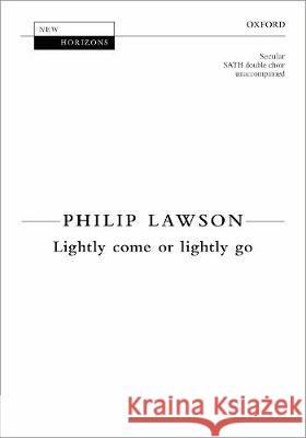 Lightly come or lightly go Philip Lawson   9780193525733