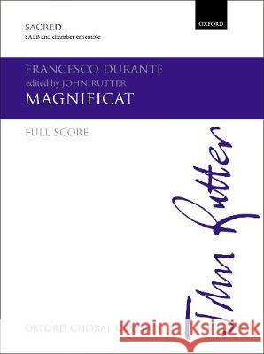 Magnificat Francesco Durante John Rutter  9780193527478 Oxford University Press