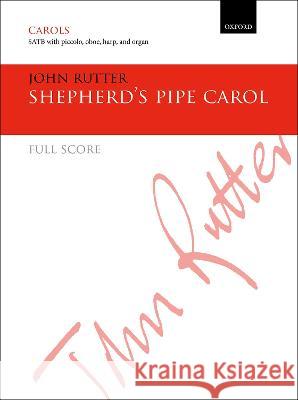 Shepherd's Pipe Carol John Rutter   9780193540675 Oxford University Press