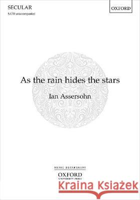 As the rain hides the stars Ian Assersohn   9780193540743 Oxford University Press