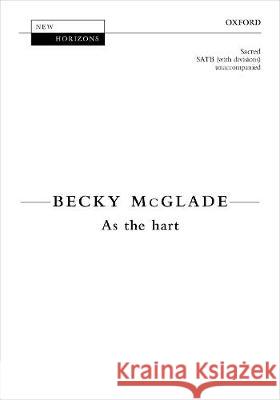 As the hart Becky McGlade   9780193555518 Oxford University Press