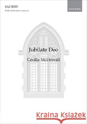 Jubilate Deo Cecilia McDowall   9780193562448