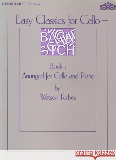 Easy Classics for Cello  9780193564756 Oxford University Press