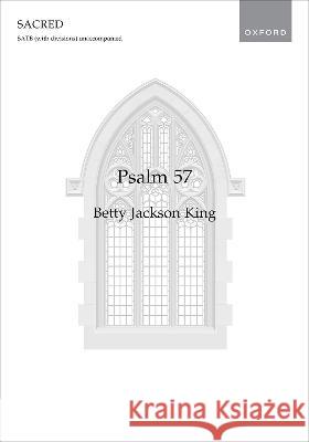 Psalm 57 Betty Jackson King   9780193565326 Oxford University Press