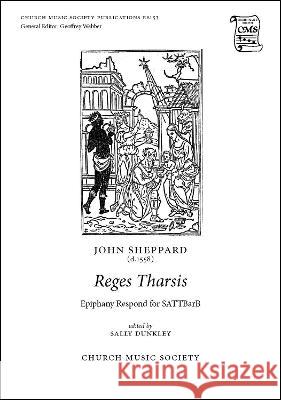 Reges Tharsis John Sheppard   9780193707924 Oxford University Press