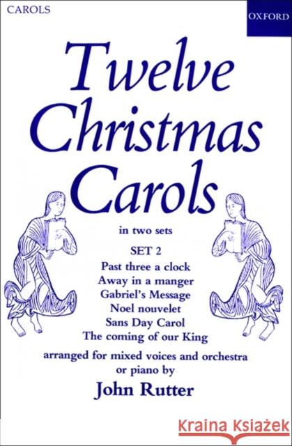 Twelve Christmas Carols Set 2 John Rutter 9780193850224