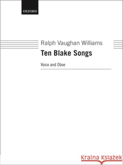 Ten Blake Songs  9780193850262 Oxford University Press