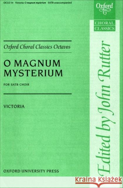 O magnum mysterium  9780193851757 Oxford University Press