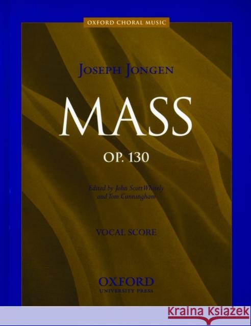 Mass Opus 130 Joseph Jongen 9780193852488