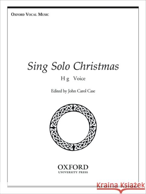 Sing Solo Christmas  9780193854055 Oxford University Press