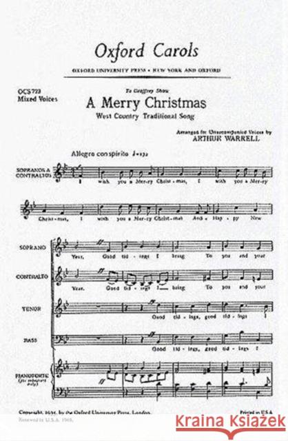 A Merry Christmas  9780193854383 Oxford University Press Inc