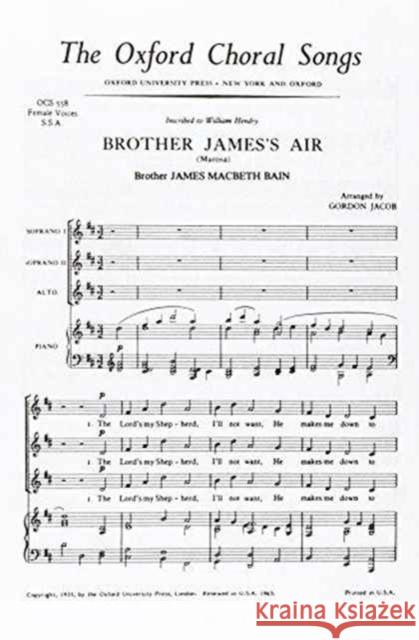 Brother James's Air  9780193856165 Oxford University Press