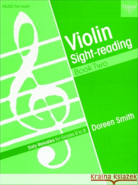 Violin Sight-reading Book 2 Doreen Smith 9780193856271 Oxford University Press, USA