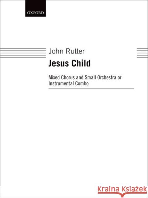 Jesus Child  9780193857346 Oxford University Press