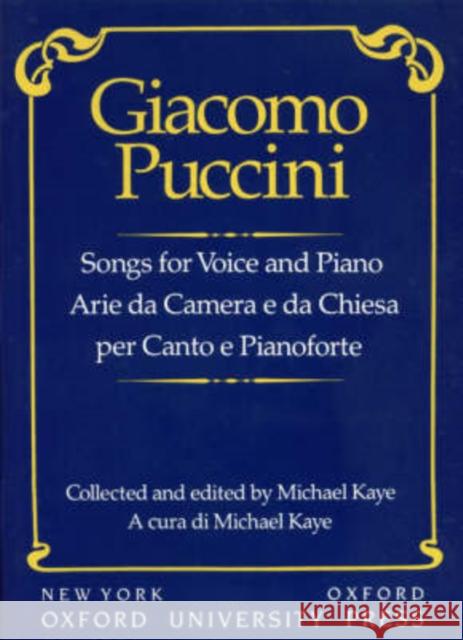 Songs for voice and piano  9780193858268 Oxford University Press