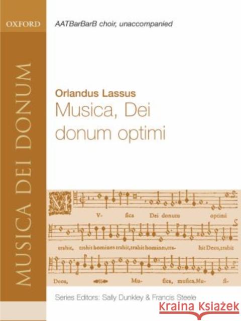 Musica, Dei donum optimi  9780193868168 Oxford University Press