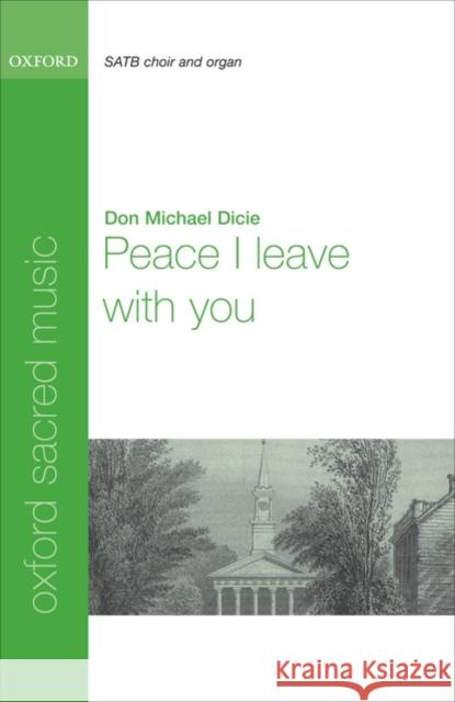 Peace I leave with you  9780193869950 Oxford University Press