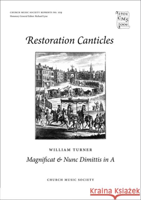 Magnificat and Nunc Dimittis in A William Turner Geoffrey Webber 9780193950177 