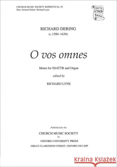 O vos omnes  9780193953666 Oxford University Press