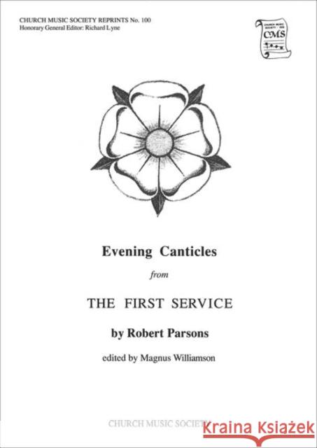 Evening Canticles from the First Service  9780193953802 Oxford University Press