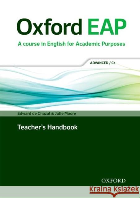 Oxford Eap Advanced Teachers Book Pack and DVD ROM Pk Oxford 9780194001823