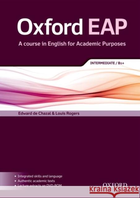 Oxford EAP: Intermediate/B1+: Student's Book and DVD-ROM Pack  9780194002011 Oxford University Press