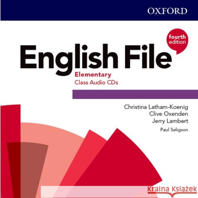 English File Elementary, Class Audio-CDs Christina Latham-Koenig Clive Oxenden Jerry Lambert 9780194031356