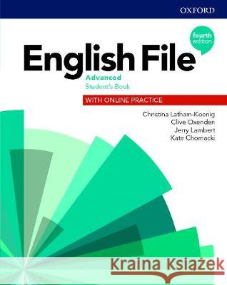 English File 4E Advanced Sb + online practice Latham-Koenig Christina Oxenden Clive Lambert Jerry 9780194038355