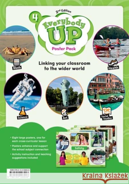 Everybody Up : Level 4: Posters: Linking Your Classroom to the Wider World Patrick Jackson Susan Banman Sileci Kathleen Kampa 9780194106948 Oxford University Press