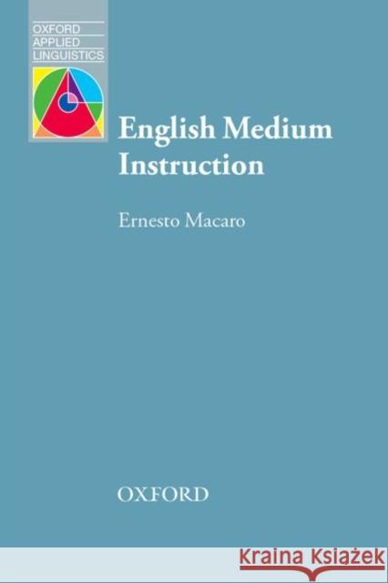English Medium Instruction Macaro 9780194403962 Oxford University Press