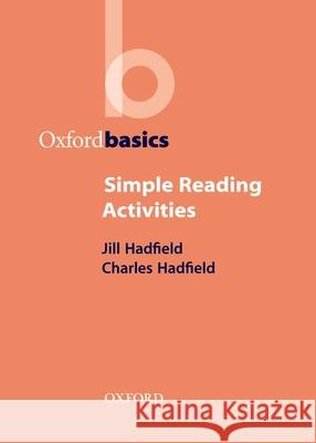 Simple Reading Activities Charles Hadfield 9780194421737