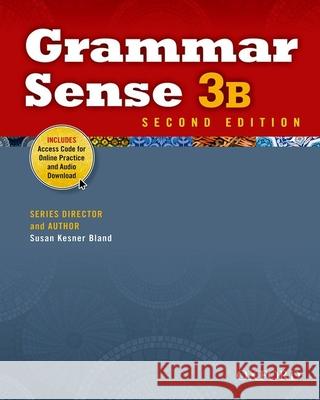 Grammar Sense 3b Student Book with Online Practice Access Code Card Bland, Susan Kesner 9780194489188