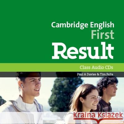 Cambridge English First Result Class Audio CD Davies Falla 9780194512008