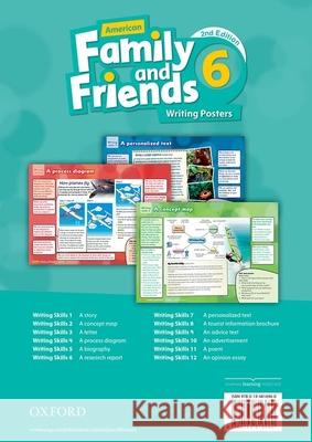American Family and Friends: Supporting All Teachers, Developing Every Child: Level Six: Writing Posters Naomi Simmons Tamzin Thompson Jenny Quintana 9780194816960